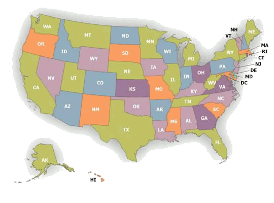 Map USA